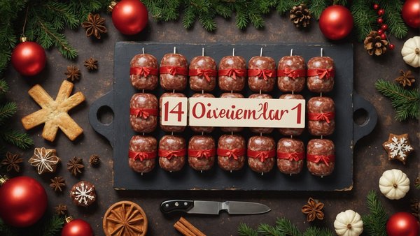 Calendrier de l'avent saucisson : un plaisir charcutier quotidien